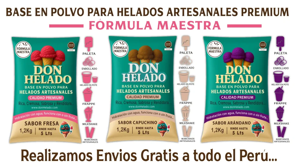Base para helado artesanal