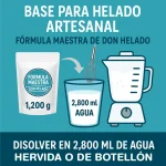 Base para Helado Artesanal - Preparación